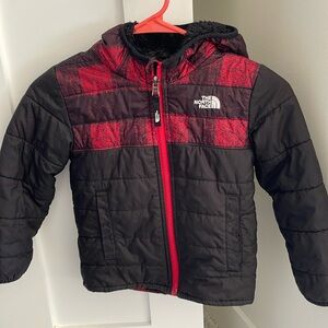 Toddler boy reversible The North Face coat
